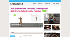 Desktop Screenshot of crossfiter.com