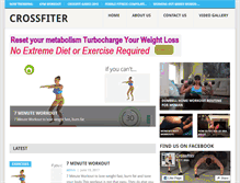 Tablet Screenshot of crossfiter.com